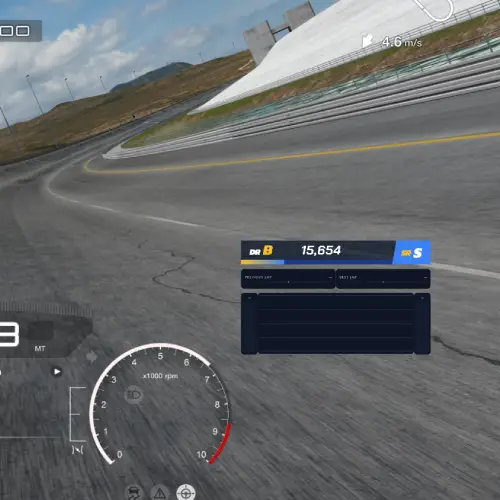 The GSTA editor with widgets positioned over a screenshot of a cockpit view